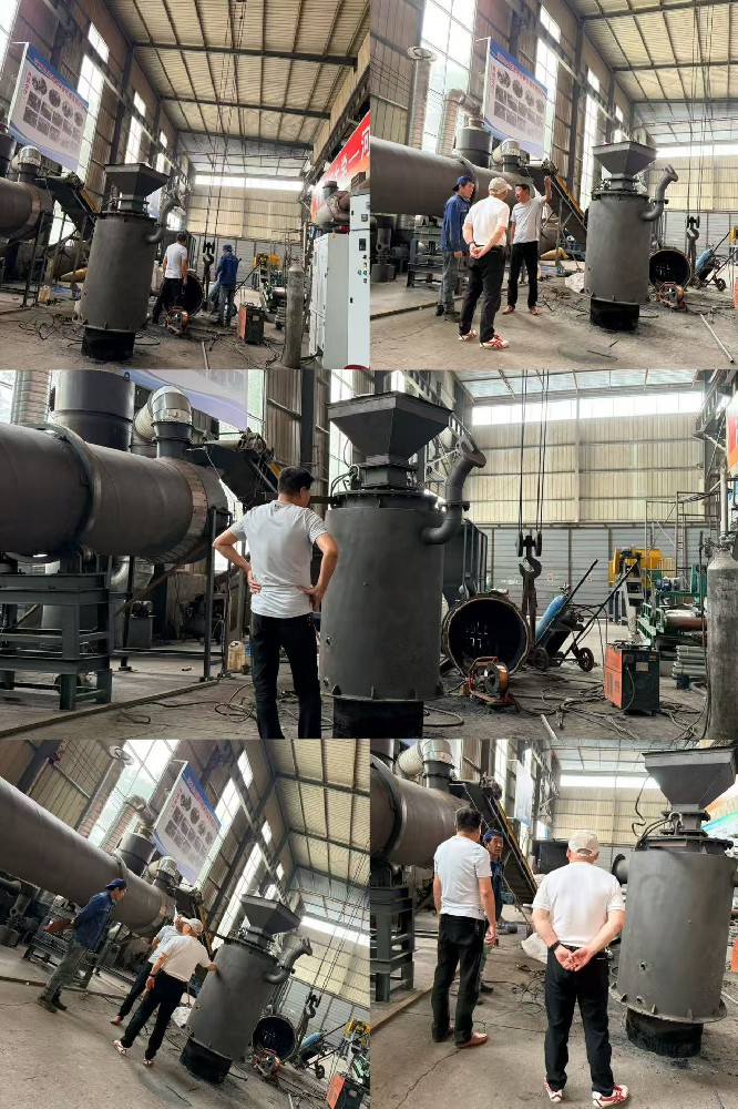 陕西客户到厂定制生物质气化炉